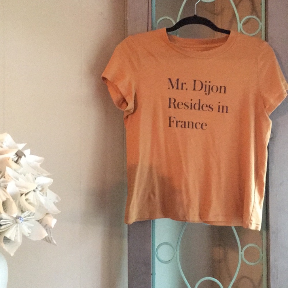 Madewell Mr. Dijon Resides in France Mustard Tee